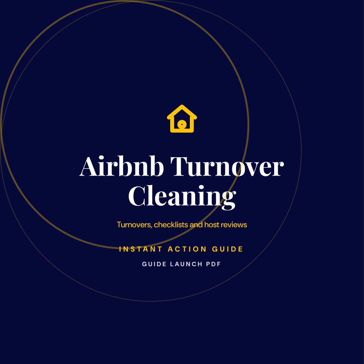 Airbnb Turnover Cleaning guide cover