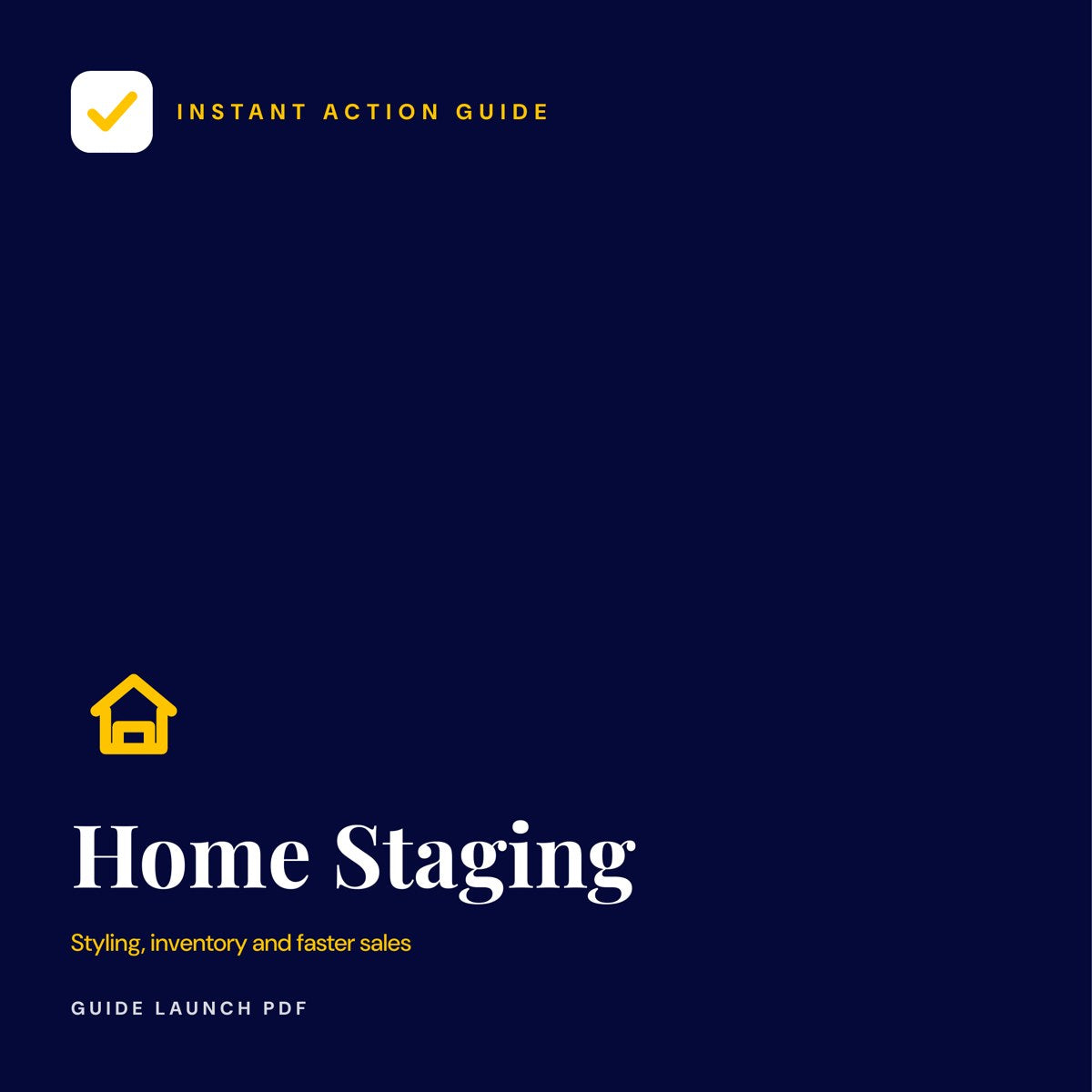 Home Staging guide cover