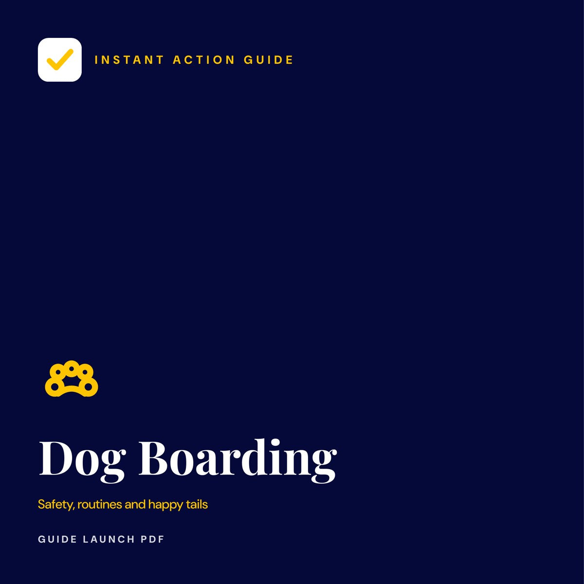 Dog Boarding guide cover