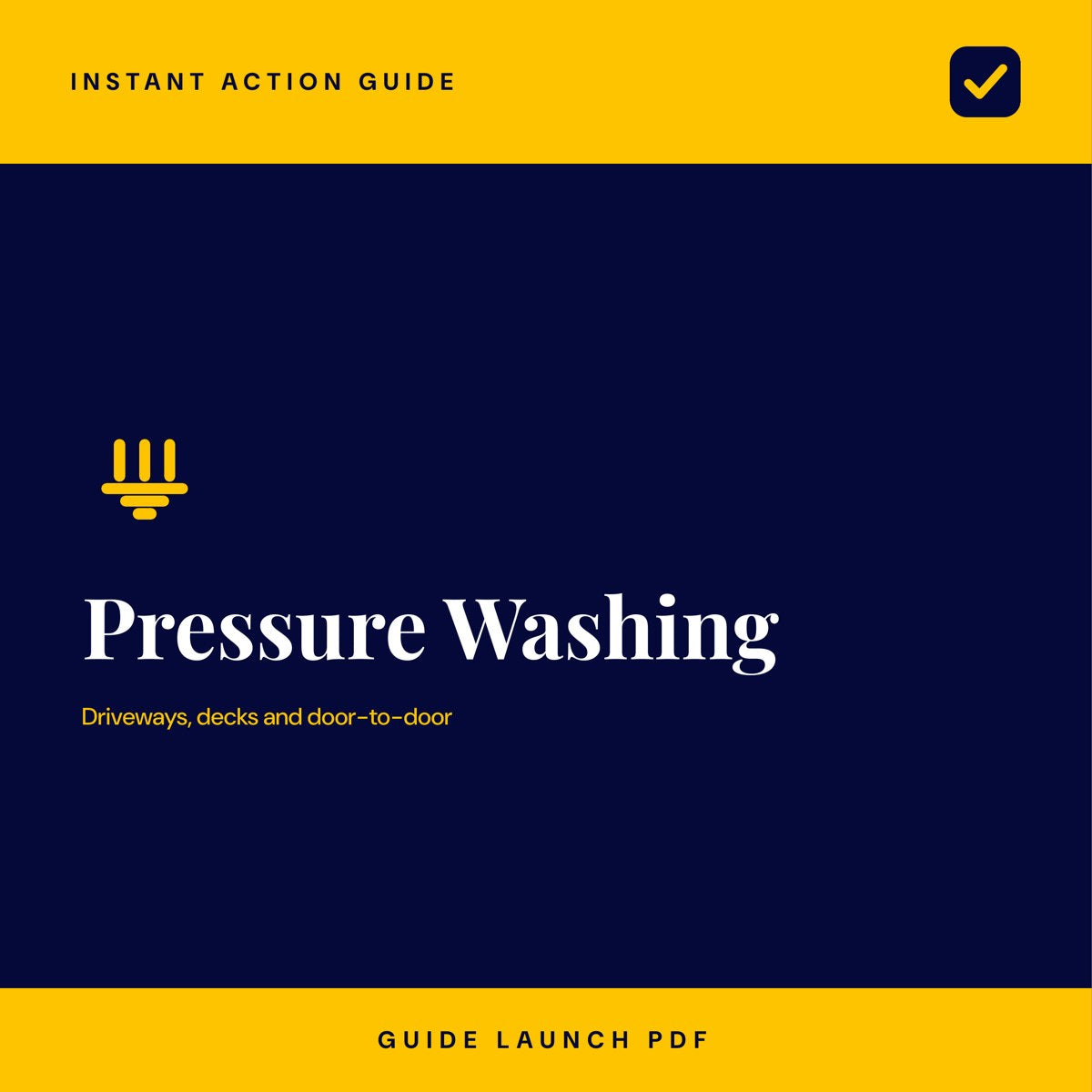 Pressure Washing guide cover