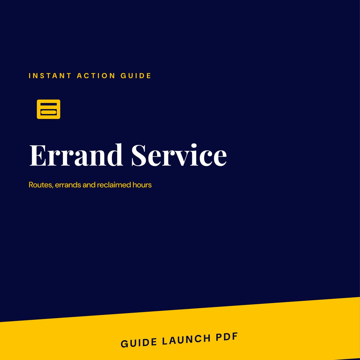 Errand Service guide cover