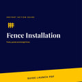 Fence Installation guide cover