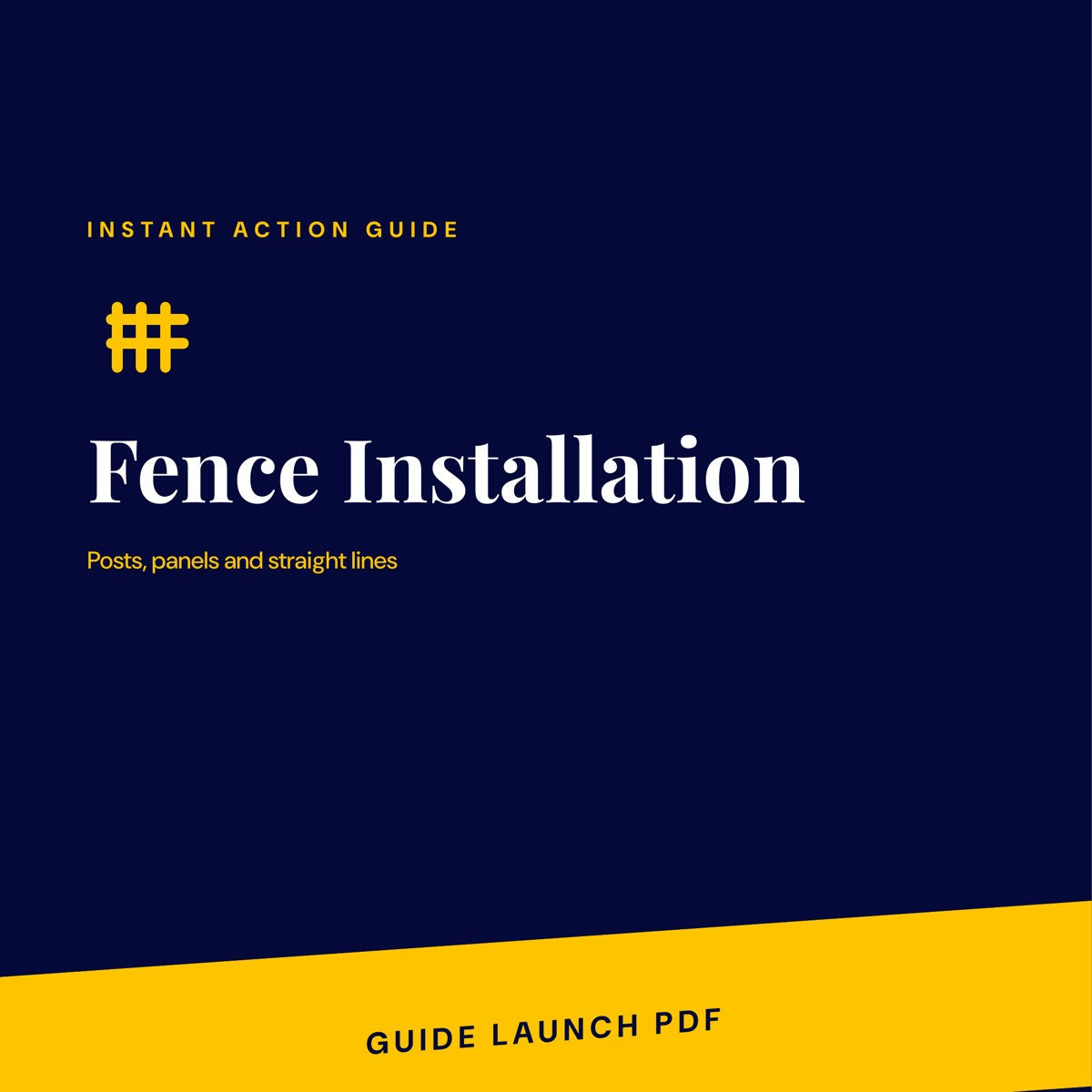 Fence Installation guide cover