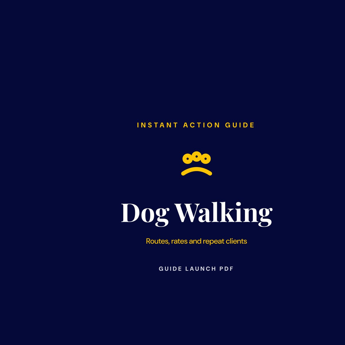 Dog Walking guide cover