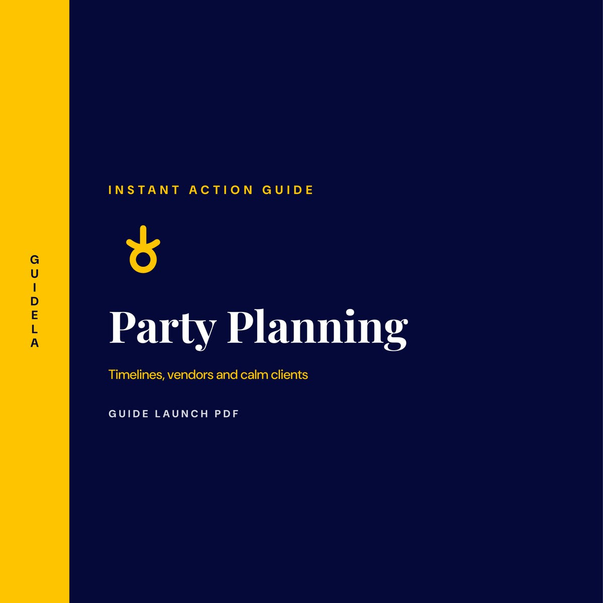 Party Planning guide cover