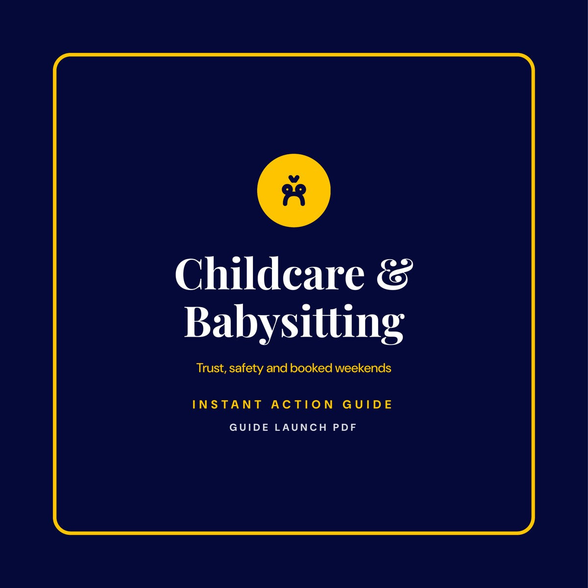 Childcare & Babysitting guide cover