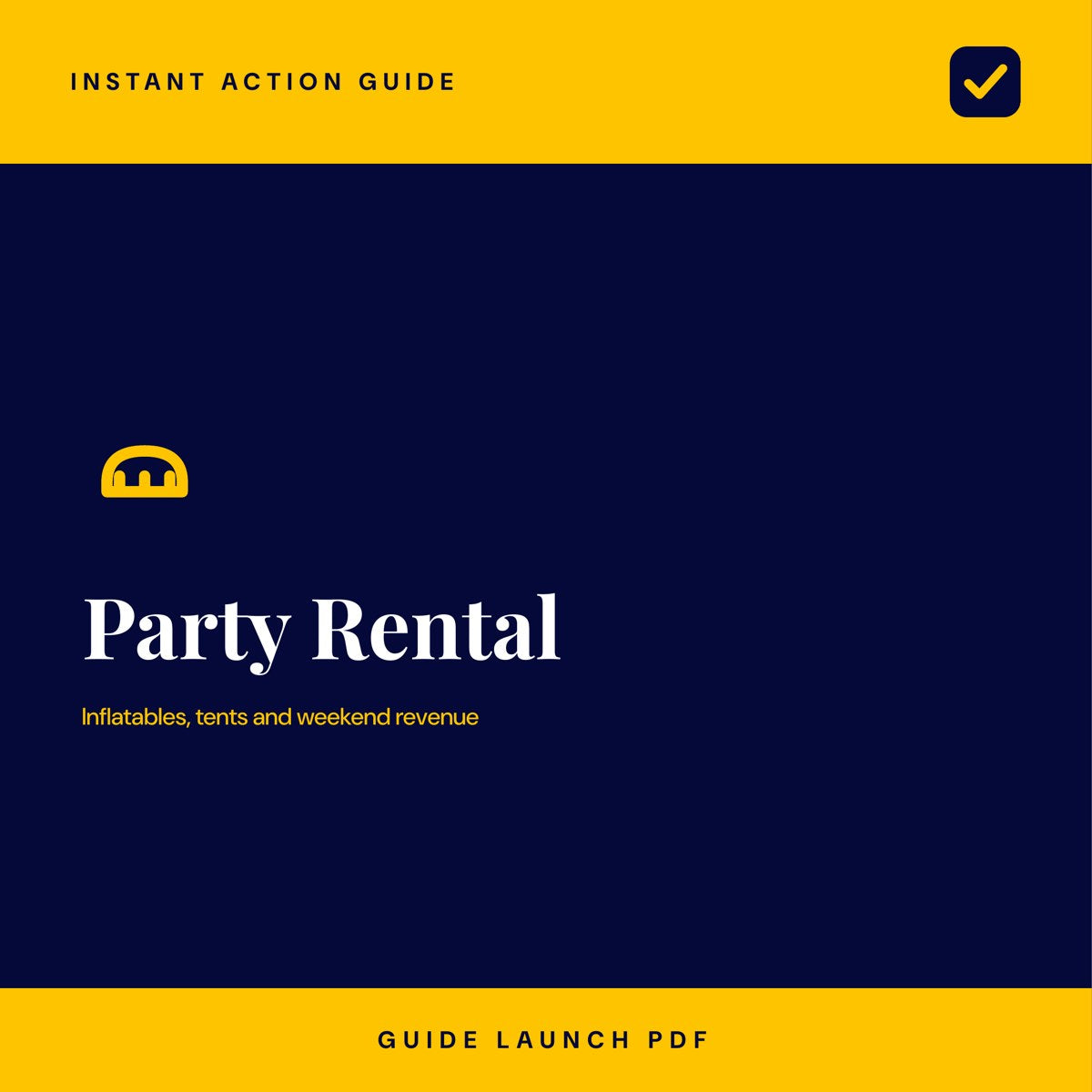 Party Rental guide cover