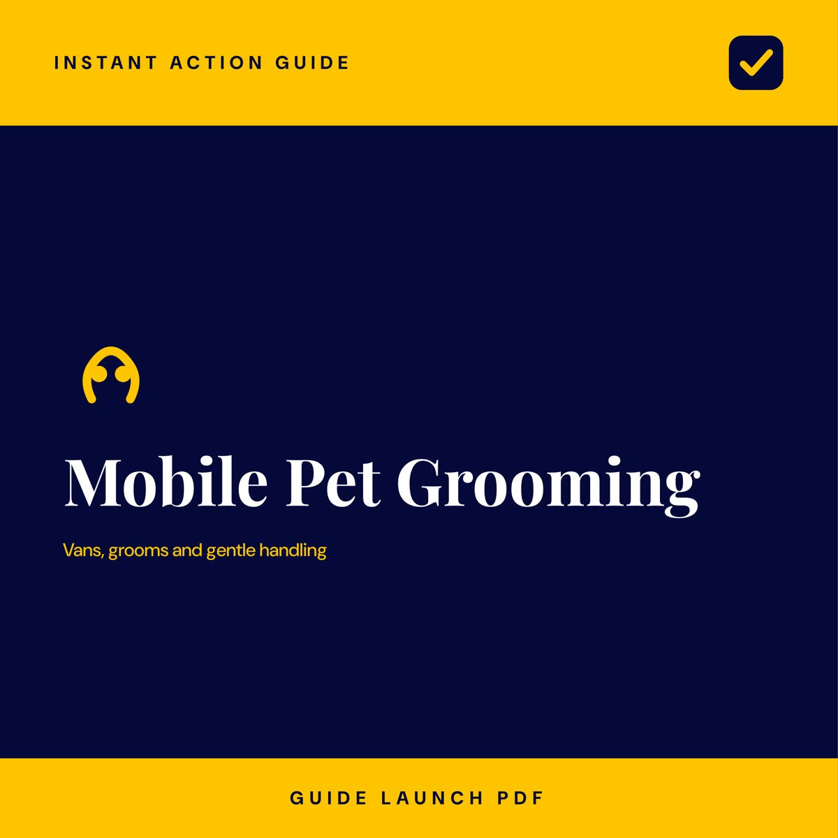 Mobile Pet Grooming guide cover