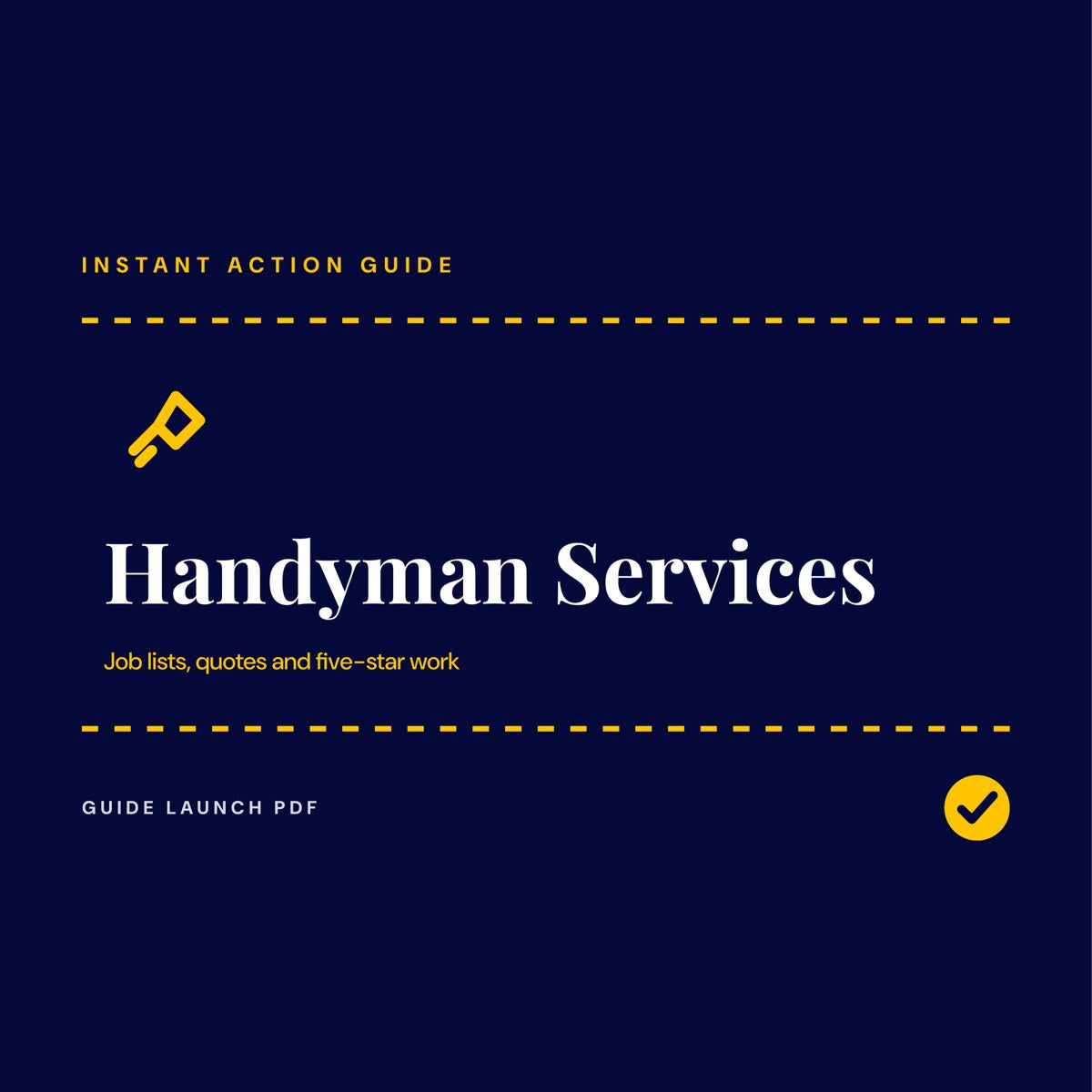 Handyman Services guide cover