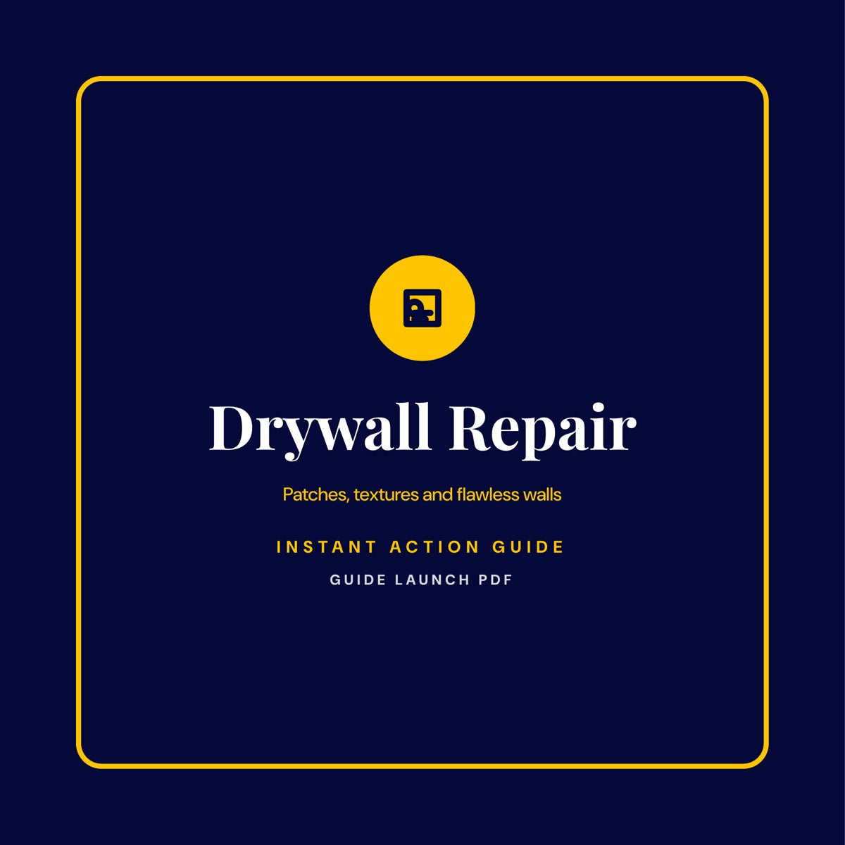 Drywall Repair guide cover