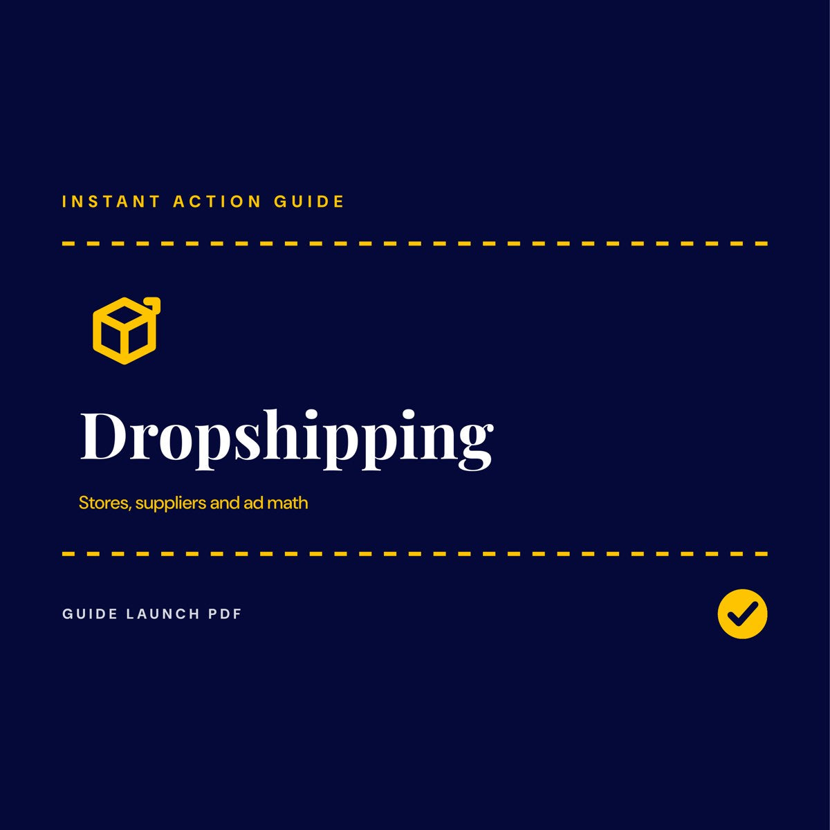 Dropshipping guide cover